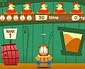Garfield v kurníku - flash hra online