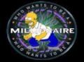 Simpson milionář aneb Chcete být milionářem? - flash hra online Simpsonovi